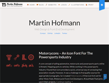 Tablet Screenshot of martinhofmann.com